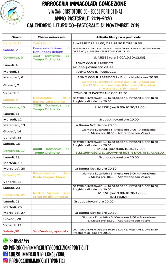 Novembre 2019 LOW