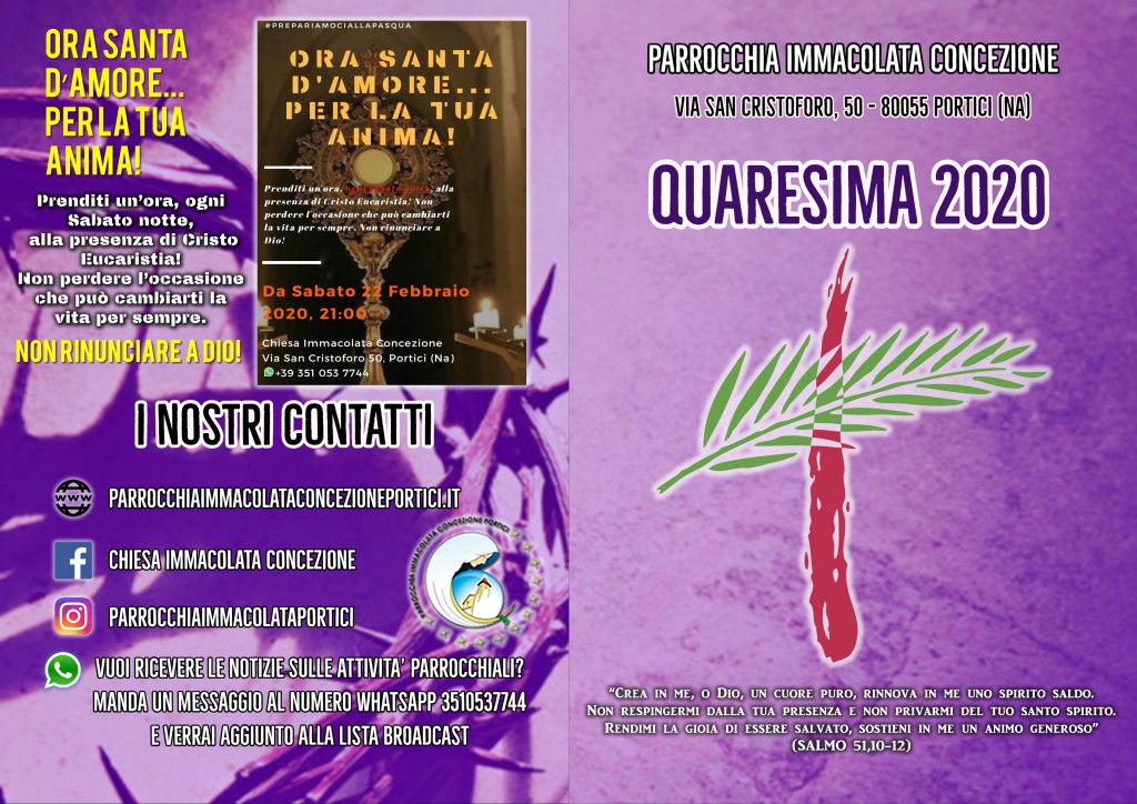 LETTERA QUARESIMA FRONTE
